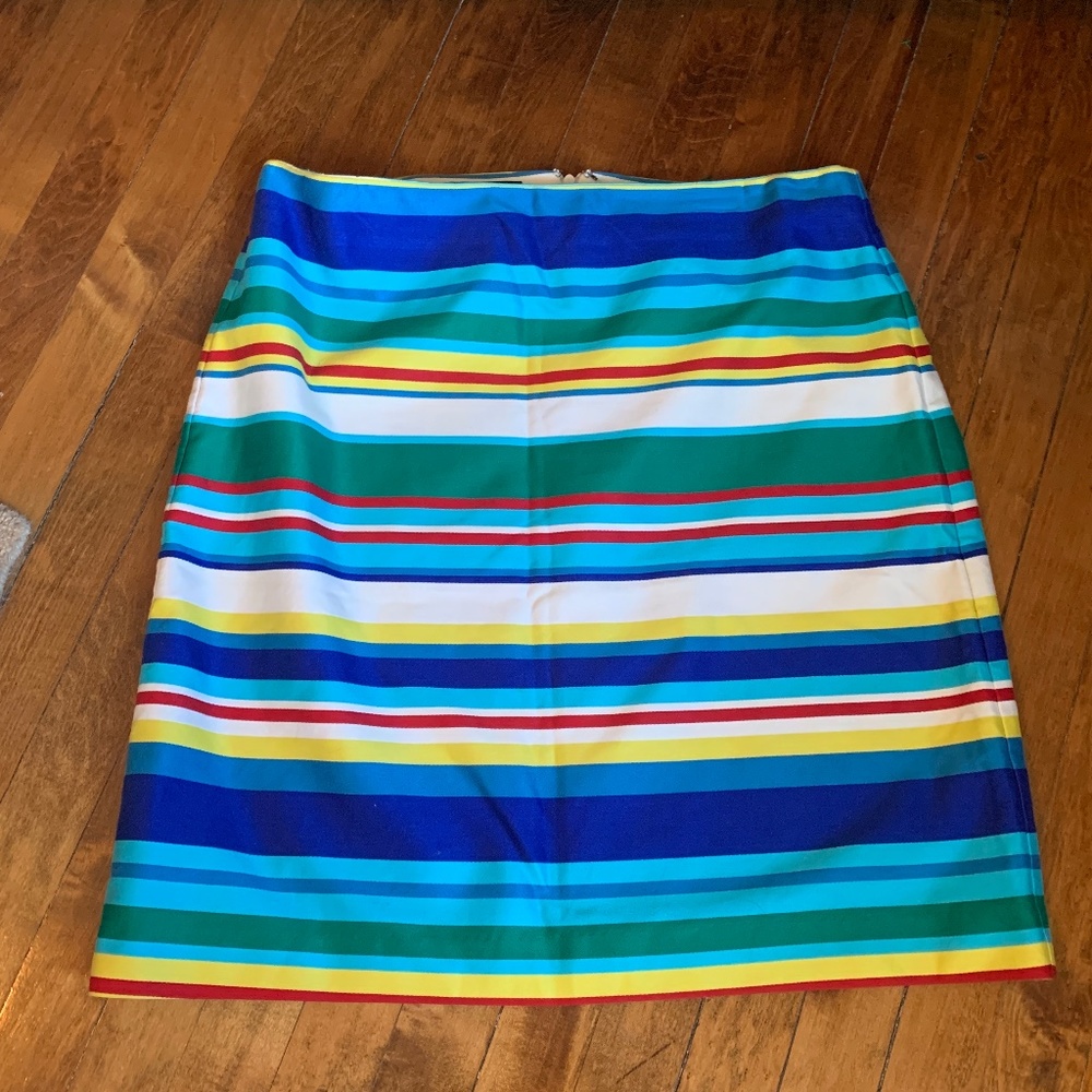 Talbots 100 percent cotton striped skirt‎ . Worn about 4x maybe